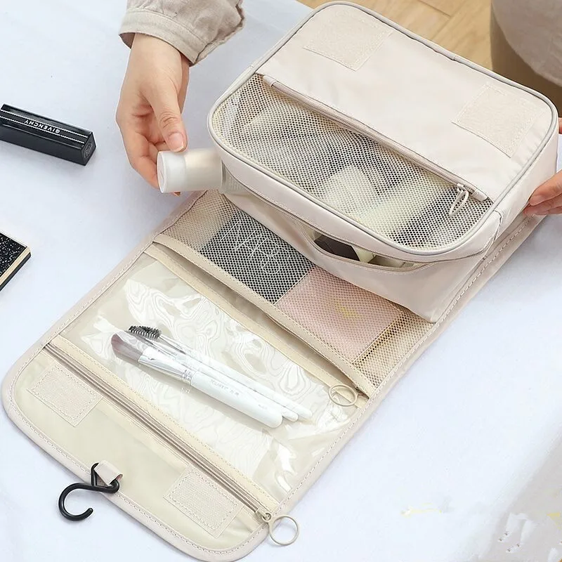 Travel Makeup Bag Waterproof Toiletries Organizer High Quality Women Neceser Bathroom Hook Wash Pouch Hook Storage Bag - Image 2