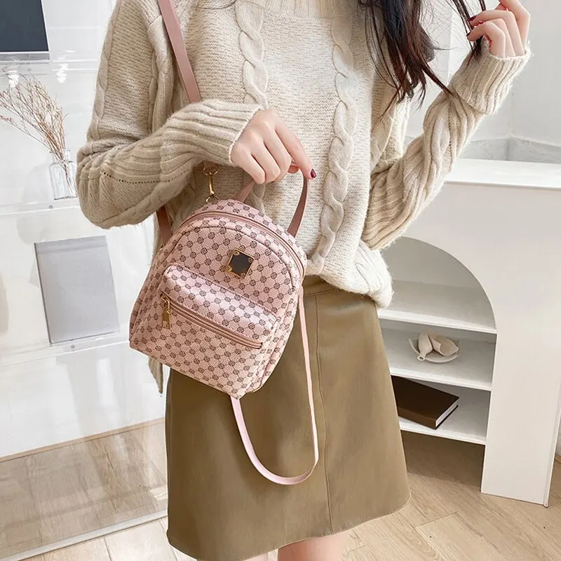 Classic Women Backpack Fashion School Bags Female Daily Shopping Girl Backpacks Schoolbags - Image 6