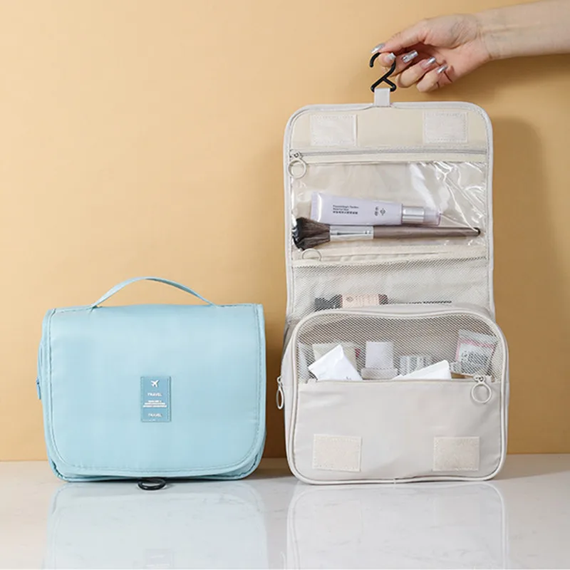 Travel Makeup Bag Waterproof Toiletries Organizer High Quality Women Neceser Bathroom Hook Wash Pouch Hook Storage Bag - Image 3