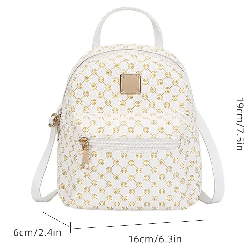 Classic Women Backpack Fashion School Bags Female Daily Shopping Girl Backpacks Schoolbags - Image 2